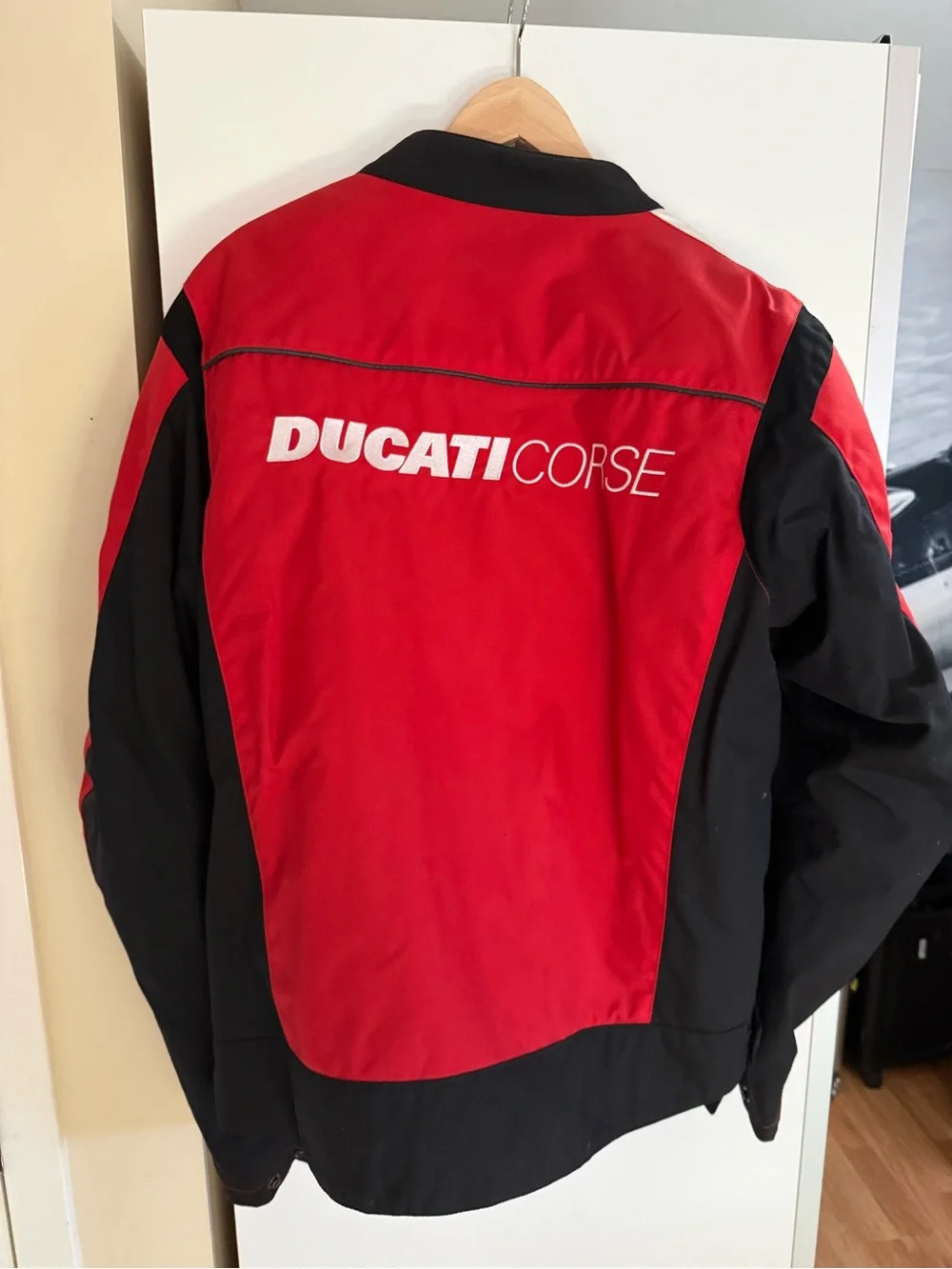 Ducati Men's Performance Jacket — Red with White & Black Accents